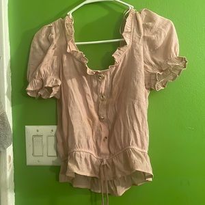 Cute pink top in size small